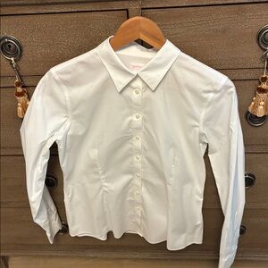 Brooks Brothers White Point-Collar Dress Shirt